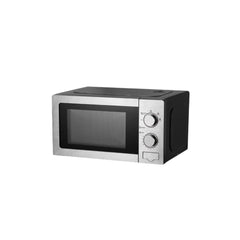 Микровълнова фурна, 700W, 20 литра, таймер 35 минути, 5 степени на нагряване, размразяване, въртяща се тава, Oliver Voltz, сива