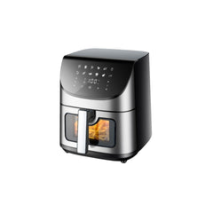 Airfryer ClearView 12 в 1, 1700 W, 7 литра, 80°C - 200°C, 60 мин. таймер, 12 програми, Oliver Voltz, черен