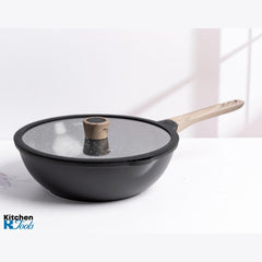 Комплект от 9 тигана от лят алуминий, 1.6/4.1/6.4/4.9/3.3l, 3 керамични слоя, всички източници на топлина, Goldmann