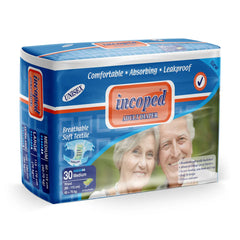 INCOPED Памперси за възрастни, унисекс размер M, 30 бр.