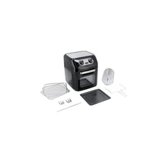 Airfryer XXL 12 в 1, 3 зони за готвене, 1800W, 12 литра, 12 програми, 7 аксесоара, 200°C, таймер 60 минути