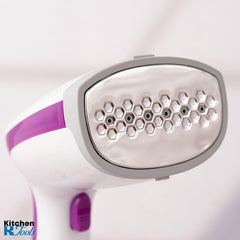 Вертикална парна ютия Oliver Voltz, 1000W, 10gr/min, кабел 1.8m, 280ml, розов