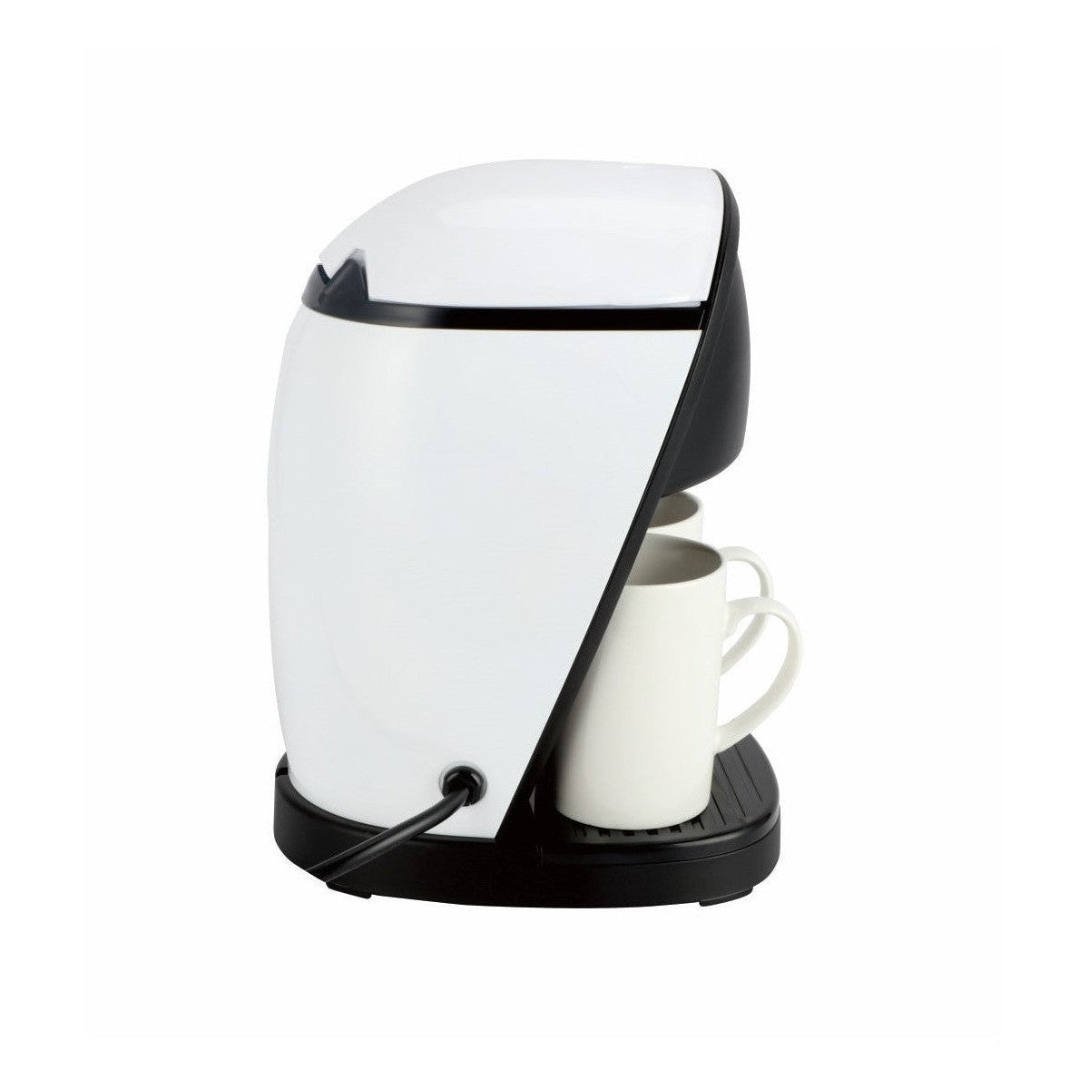 Кафемашина Rosberg, 450W, 250ml, 2 чаши, Постоянен филтър, Бял