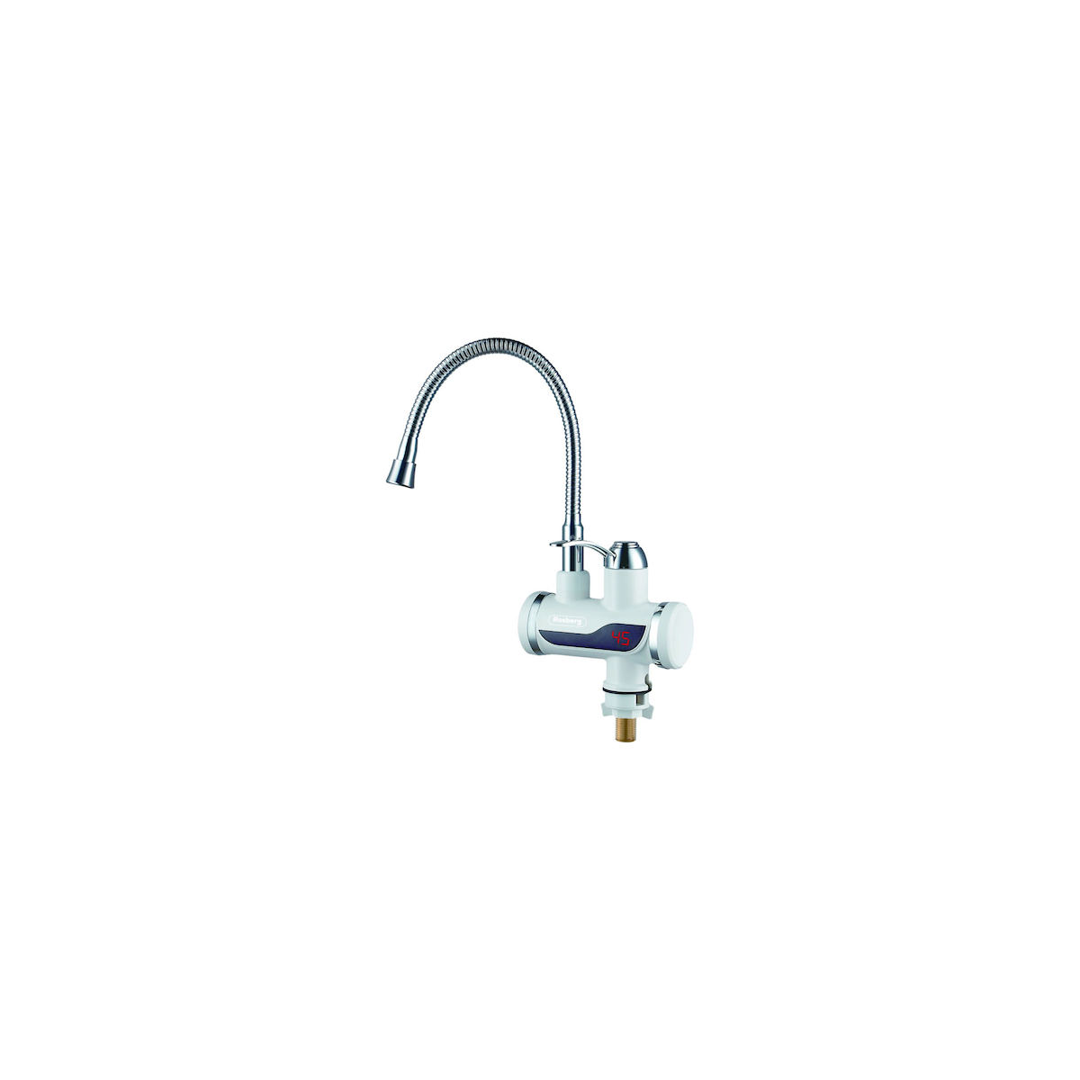Електрически кран за моментално загряване на вода, 3000W, вода 30° - 60° C, 3 - 5 сек., регулиране на температурата