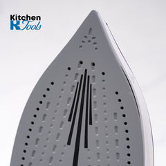 Самопочистваща се парна ютия Voltz, 2400W, контрол на парата, керамика, лилава