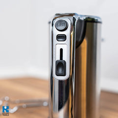 Ръчен миксер, 500W, турбо функция, 2 комплекта никелирани бъркалки, 5 скорости, Oliver Voltz, сребрист