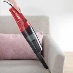ВЕРТИКАЛНА ПРАХОСМУКАЧКА 2 В 1 Rosberg, 600W, 800 ml, HEPA филтър, циклонна система, ЧЕРВЕНА, без торба
