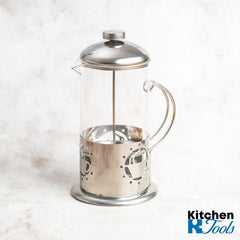 Инфузер за чай/кафе, стъкло и неръждаема стомана, 600 ml