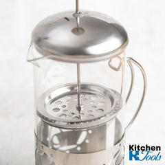 Инфузер за чай/кафе, стъкло и неръждаема стомана, 600 ml