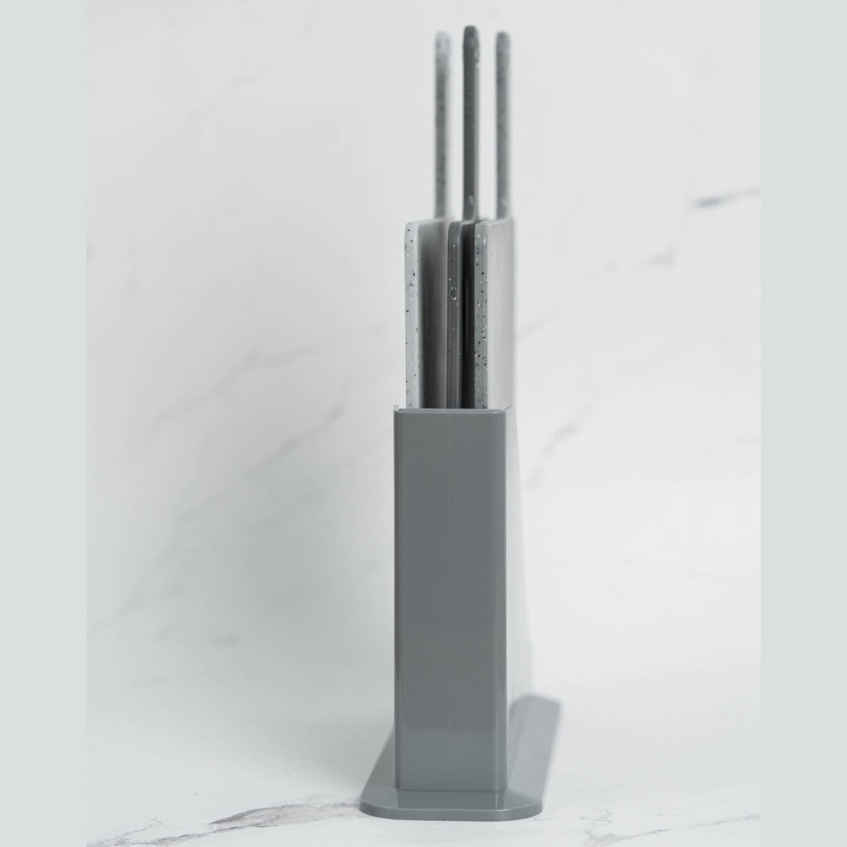 Комплект от 3 броя дъски за рязане, 23,5x20x0,55 см, Bohmann, включена стойка, сиви